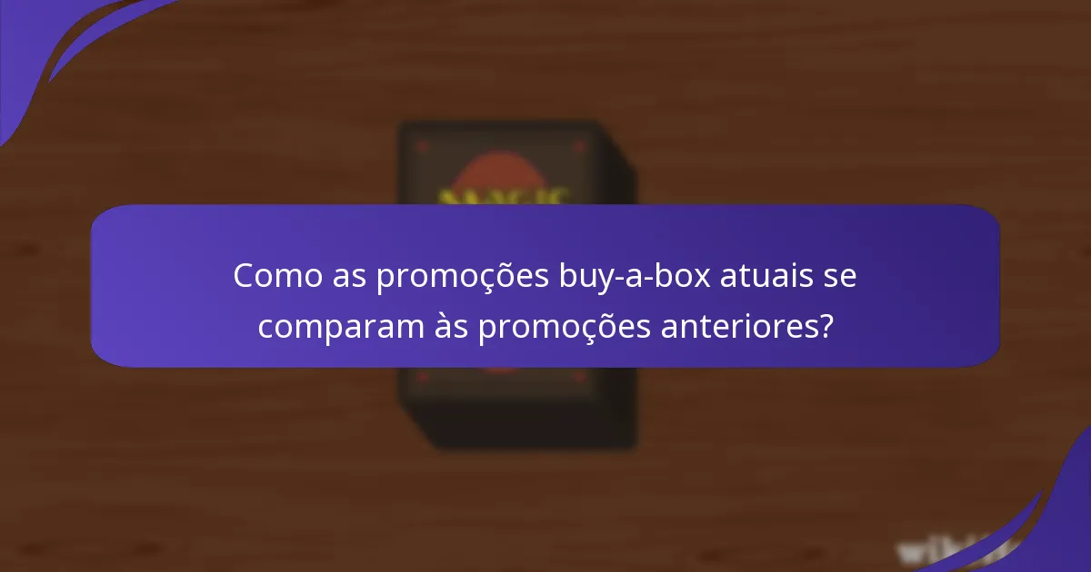 Quais cartas exclusivas estão incluídas nas promoções buy-a-box?