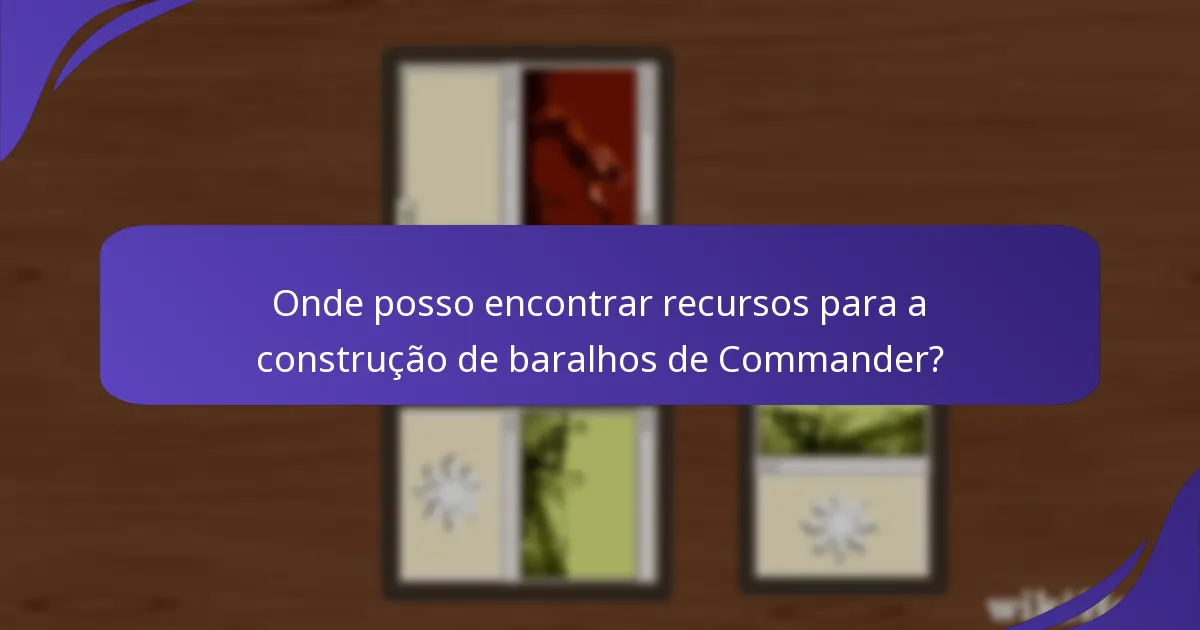 Quais comandantes são atualmente populares e eficazes?