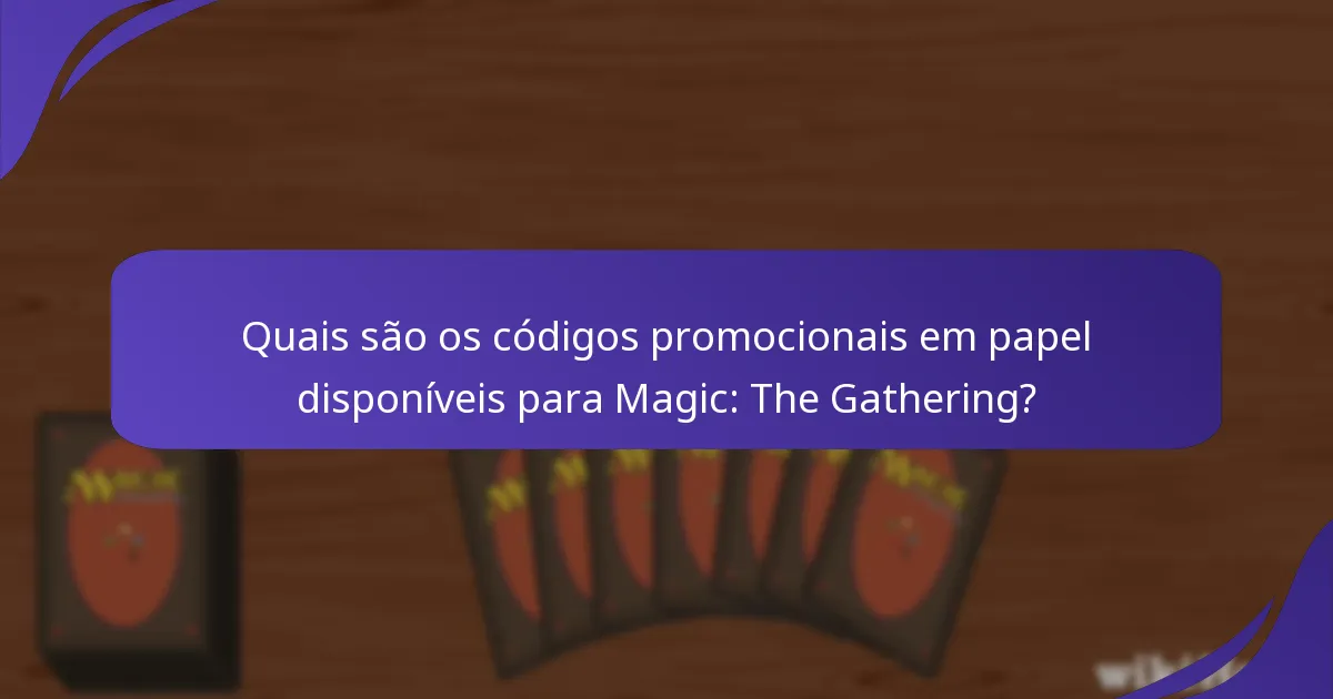 Quais tipos de cartas são elegíveis para códigos promocionais?